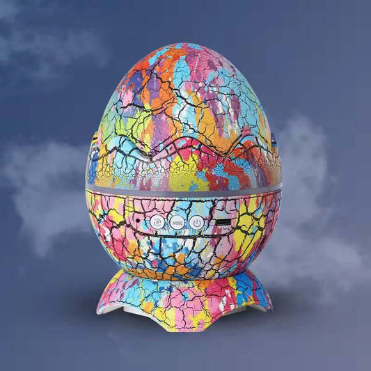 Colorful Starlight Galaxy Projector designed as a decorative egg, creating a cosmic ambiance in any space.