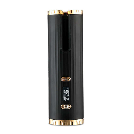 Sleek Hair Curler Automatic with digital display for effortless styling, featuring anti-scalding design and rechargeable power.