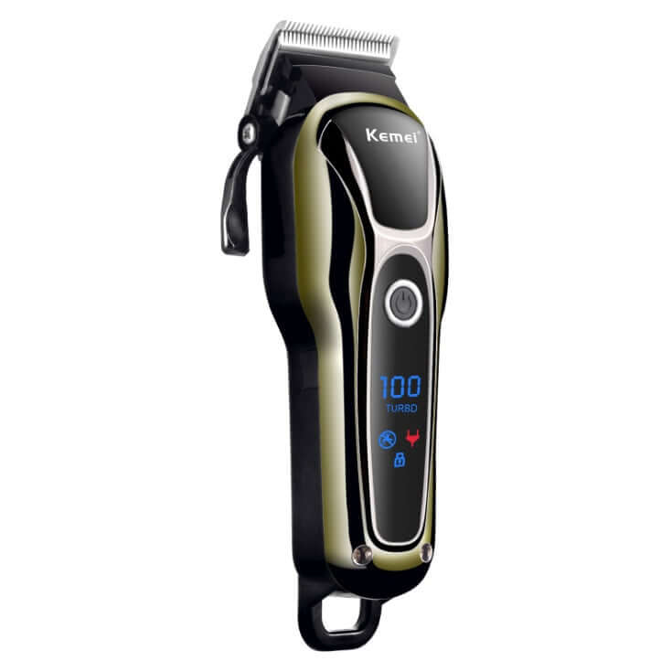 Professional Hair Cut Trimmer with LED Display and Durable ABS Material, Ideal for Travel and Efficient Hair Grooming