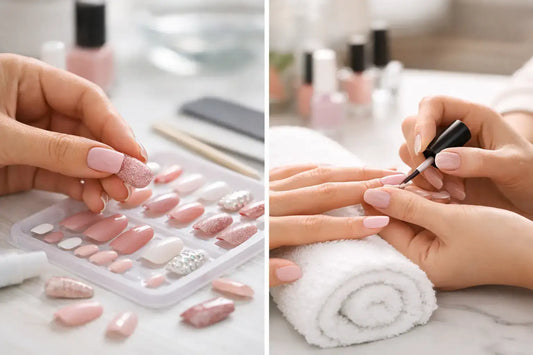 Press On Nails vs Salon Nails