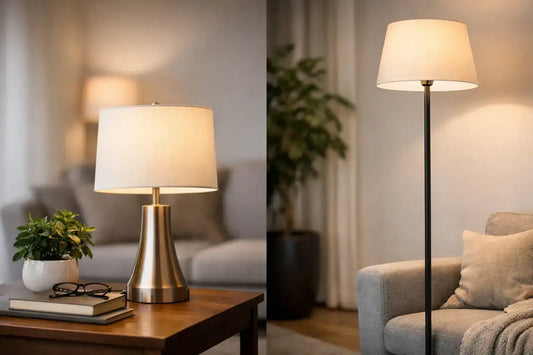 Table Lamp vs Floor Lamp: Which Fits Best?