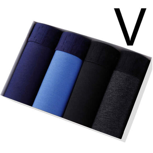 Casual Boxer Briefs Pack in assorted colors, offering comfort with high-quality polyester and a snug fit for everyday wear.
