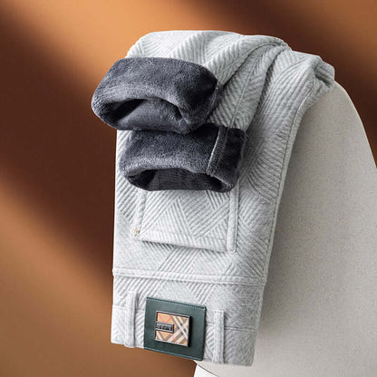 Elegant Jacquard Trousers for Modern Style and Comfort