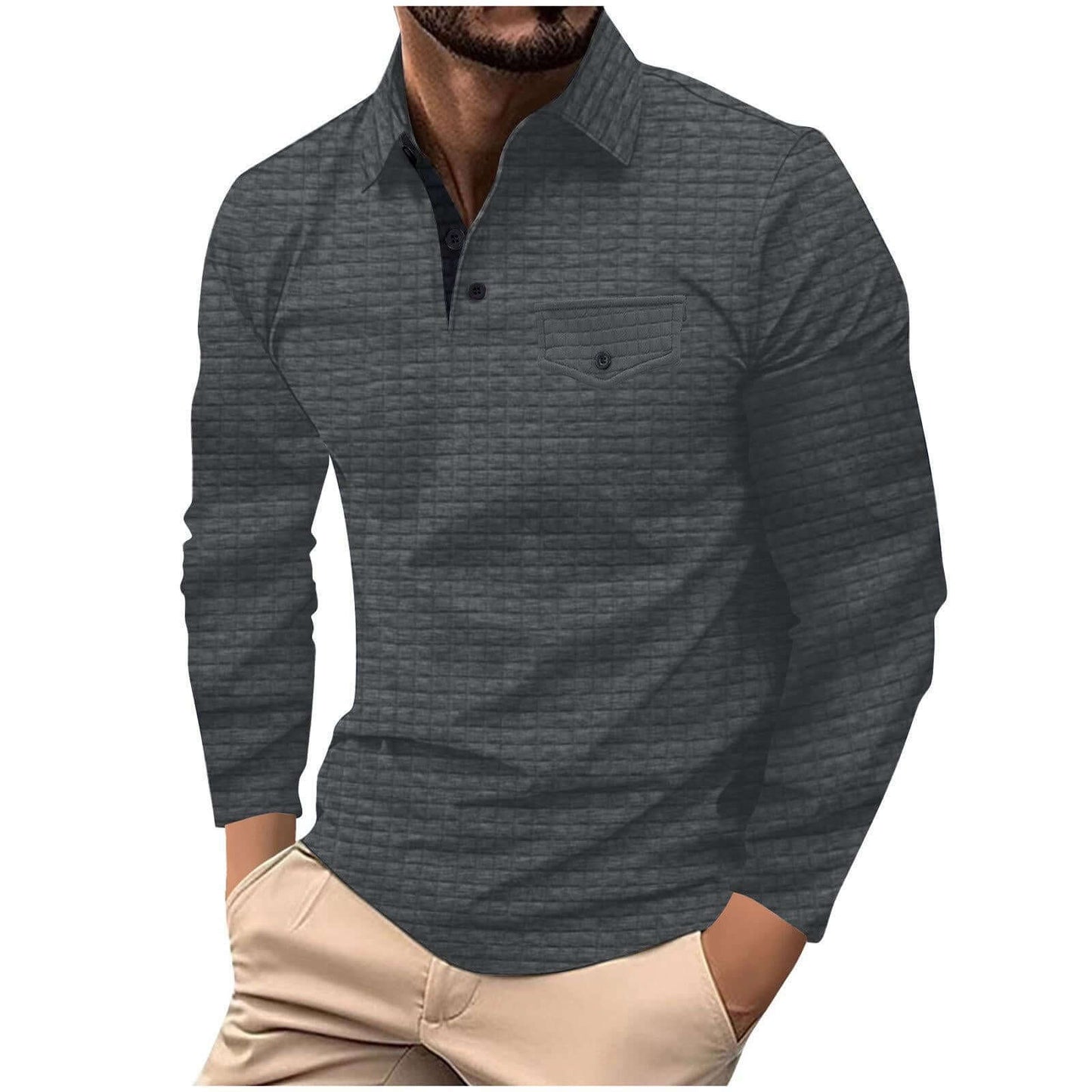 Stylish Polo Checkered Shirt for casual and formal wear, providing comfort and versatility, perfect for refining your wardrobe.