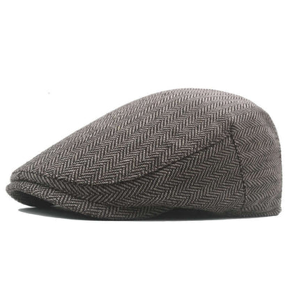 Stylish herringbone Peaky Blinder Cap for timeless elegance and modern style