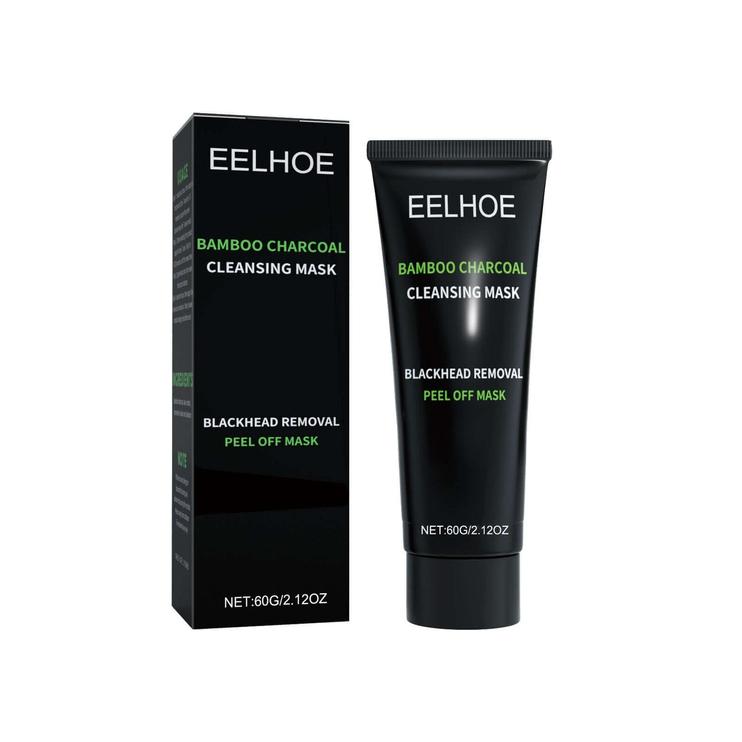 Blackhead Removal Face Mask with bamboo charcoal for deep cleansing and pore detoxification.