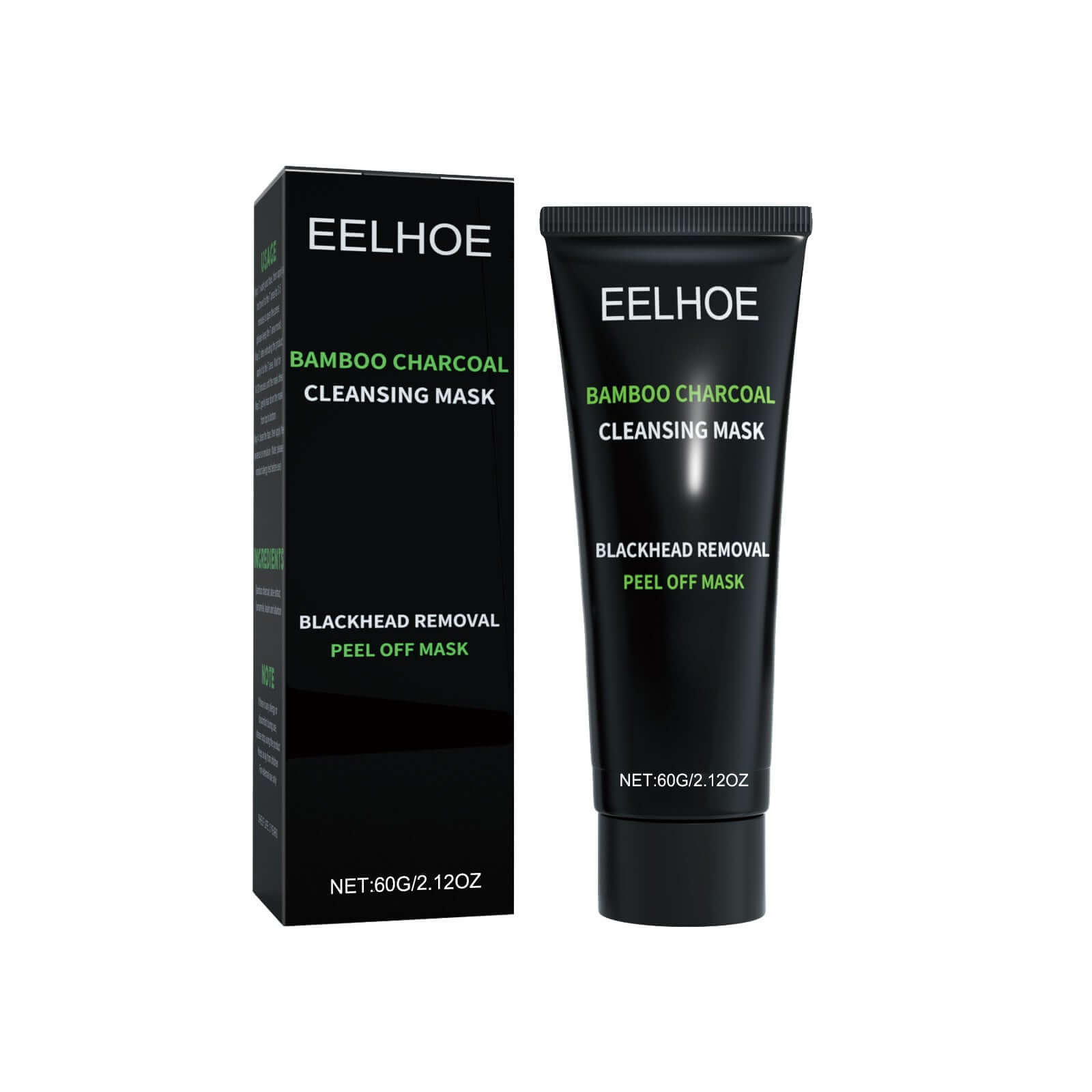 Blackhead Removal Face Mask with bamboo charcoal for deep cleansing and pore detoxification.