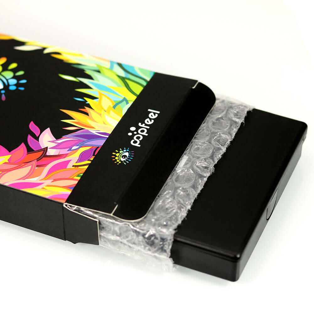 Colorful packaging of an Eyeshadow Kit featuring a vibrant design, perfect for makeup lovers seeking a compact, 120 colors palette.