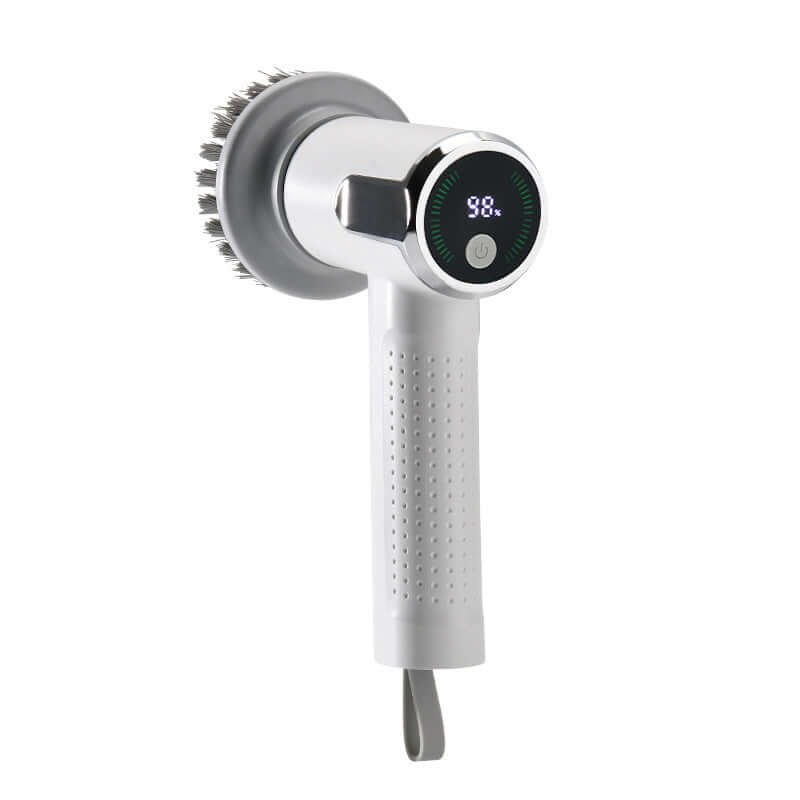 Electric Cleaning Brush with digital display for effortless and efficient home cleaning.
