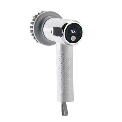 Electric Cleaning Brush with digital display for effortless and efficient home cleaning.
