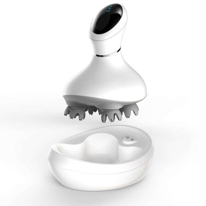 Electric Massager for Head with detachable base, compact and durable design for ultimate relaxation.
