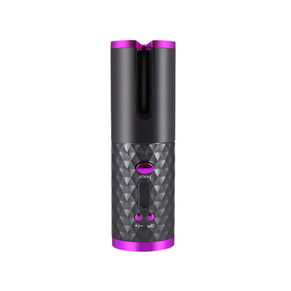 Sleek automatic hair curler with advanced technology for effortless curls, featuring anti-scalding and portable design.