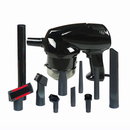 Hand Held Vacuum Cleaner with multiple attachments for versatile cleaning tasks and portable convenience.