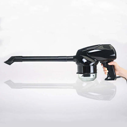 Hand Held Vacuum Cleaner showcasing a sleek black design, perfect for efficient and portable cleaning solutions.