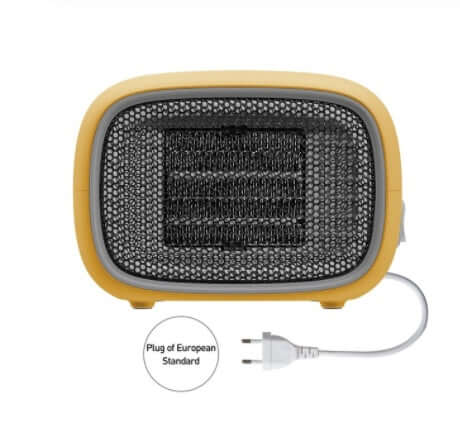 Home Depot Mini Heater with European standard plug, designed for efficient and cozy heating in compact spaces.