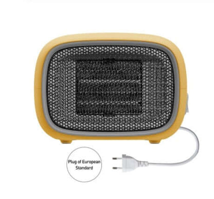 Home Depot Mini Heater with European standard plug, designed for efficient and cozy heating in compact spaces.