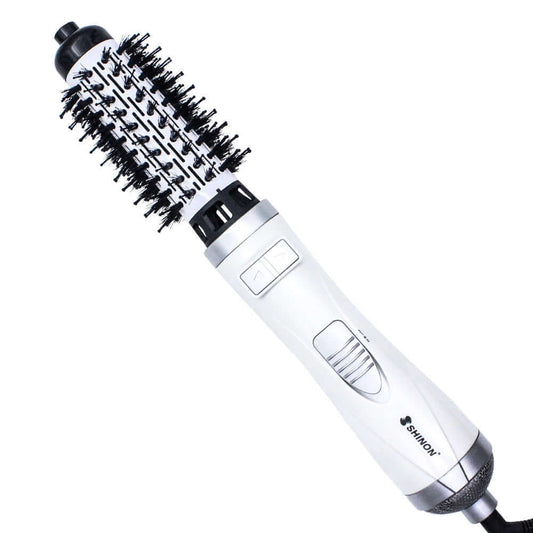 Multifunctional Hair Dryer Brush with hot and cold settings for drying, curling, and volumizing hair in one advanced tool.