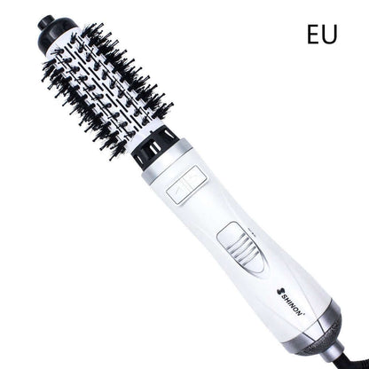 Multifunctional Hair Dryer Brush with advanced design for drying, curling, and volumizing hair, EU model