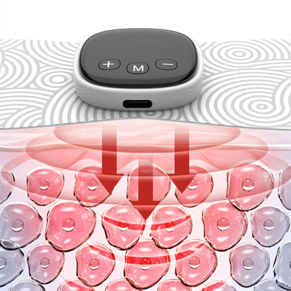 Alt Tag: Neck and Shoulder Massager with wireless remote control, featuring infrared therapy for soothing muscle relief.