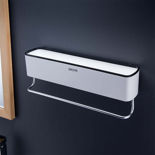 Wall Mounted Shower Caddy in sleek design, perfect for organizing toiletries and optimizing bathroom space.